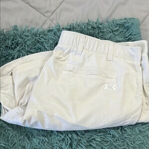 Under Armour White Athletic Shorts